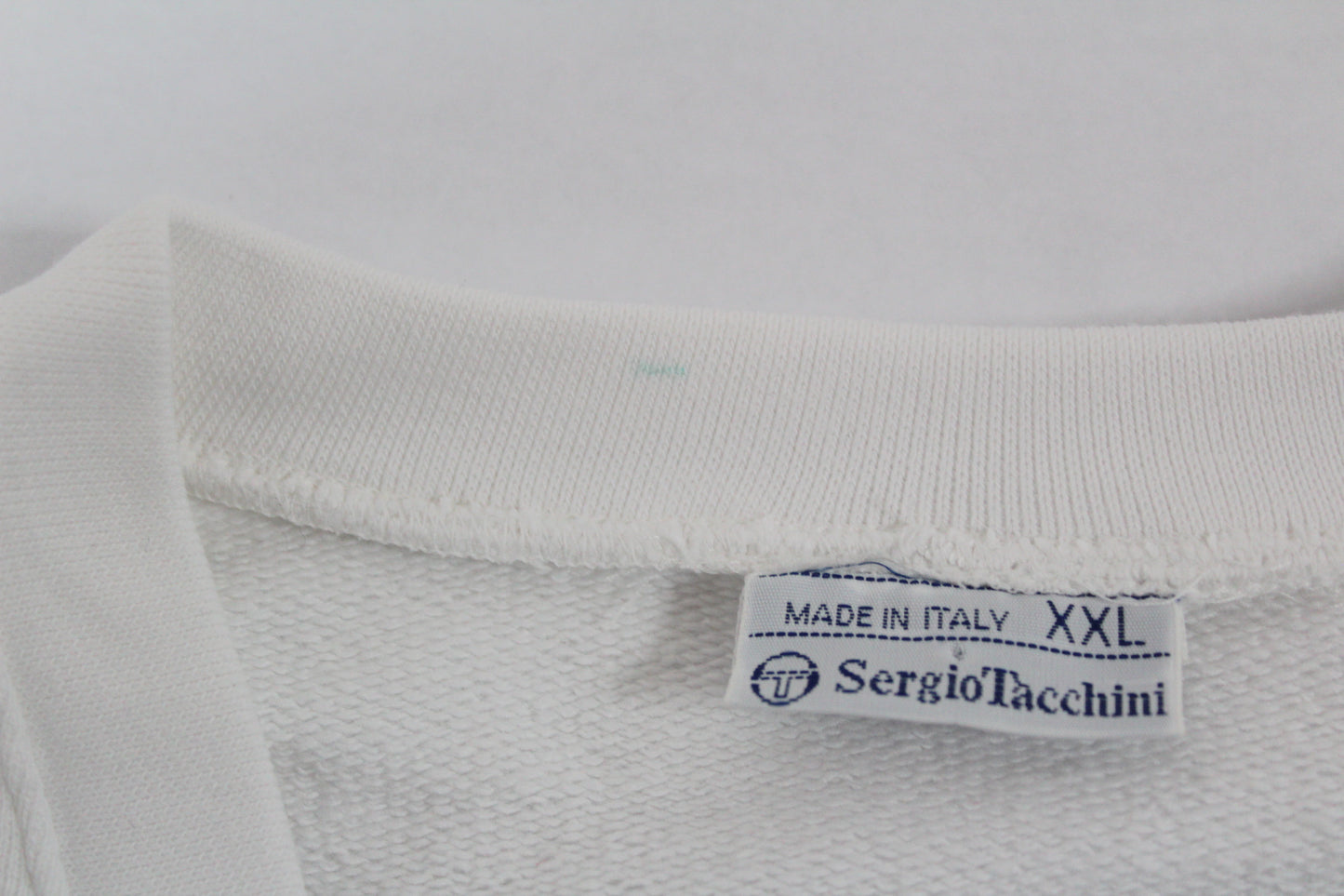 SERGIO TACCHINI 80'S VINTAGE DYER THE BUSINESS TENNIS SLEEVELESS SWEATSHIRT XXL