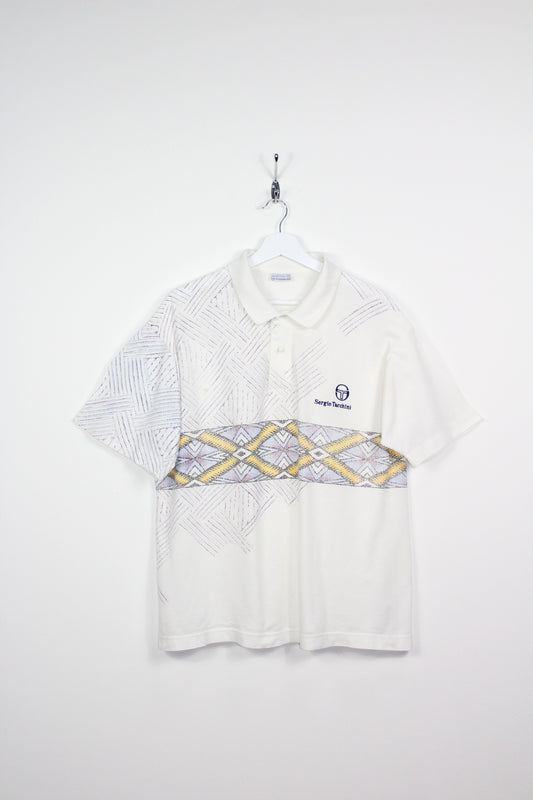 SERGIO TACCHINI 90'S VINTAGE BRUGUERA TENNIS POLO SHIRT XXL