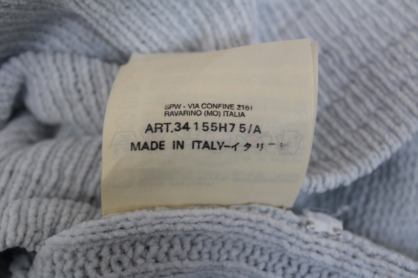 VINTAGE STONE ISLAND SS 2001 CHENILLE KNIT SWEATSHIRT MEDIUM