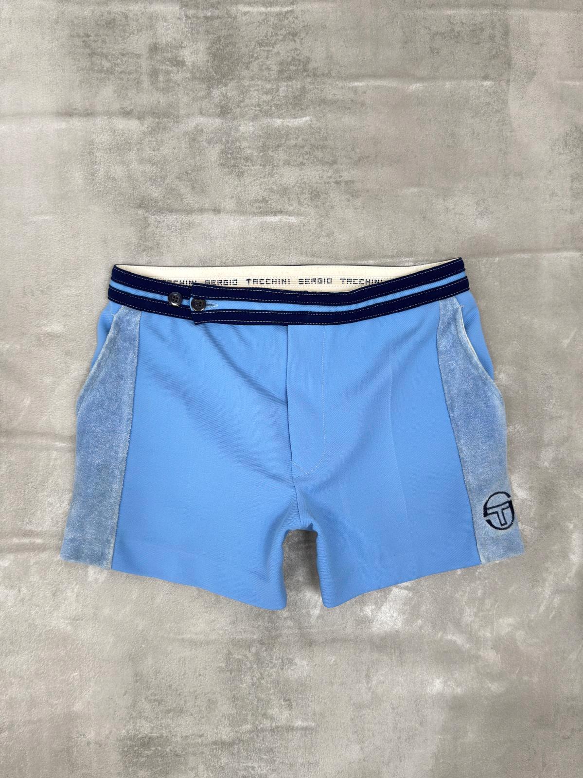 SERGIO TACCHINI 80'S VINTAGE DYER THE BUSINESS TENNIS SHORTS SMALL