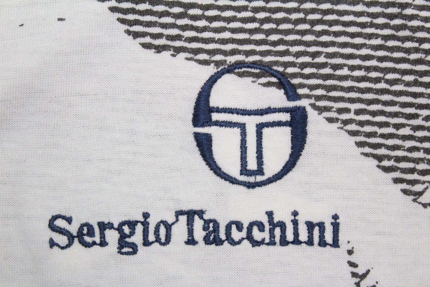 SERGIO TACCHINI 90'S VINTAGE TENNIS PLAYERS SCENE TENNIS POLO SHIRT MEDIUM