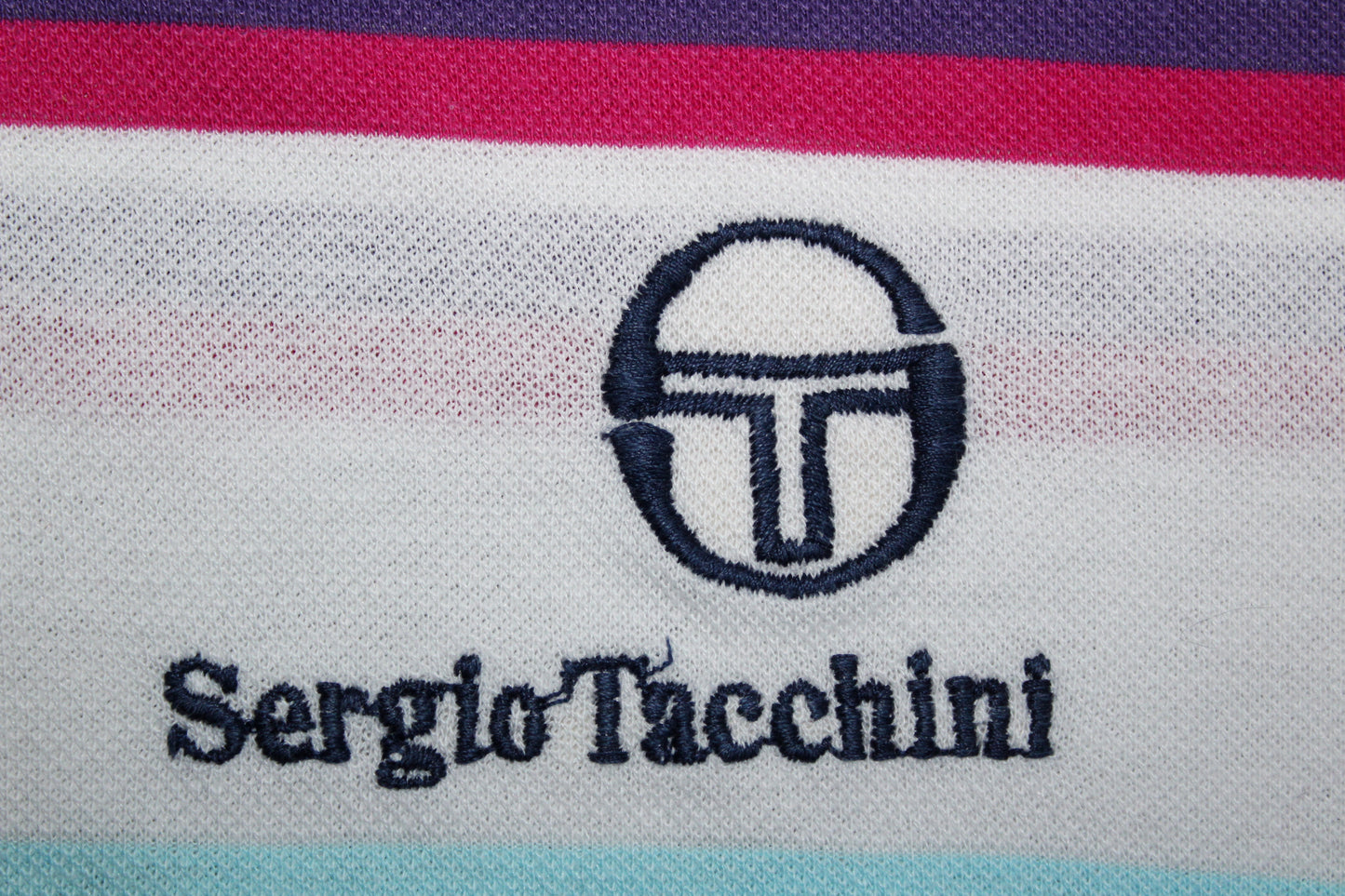 SERGIO TACCHINI 80'S VINTAGE PAT CASH TENNIS POLO SHIRT MEDIUM