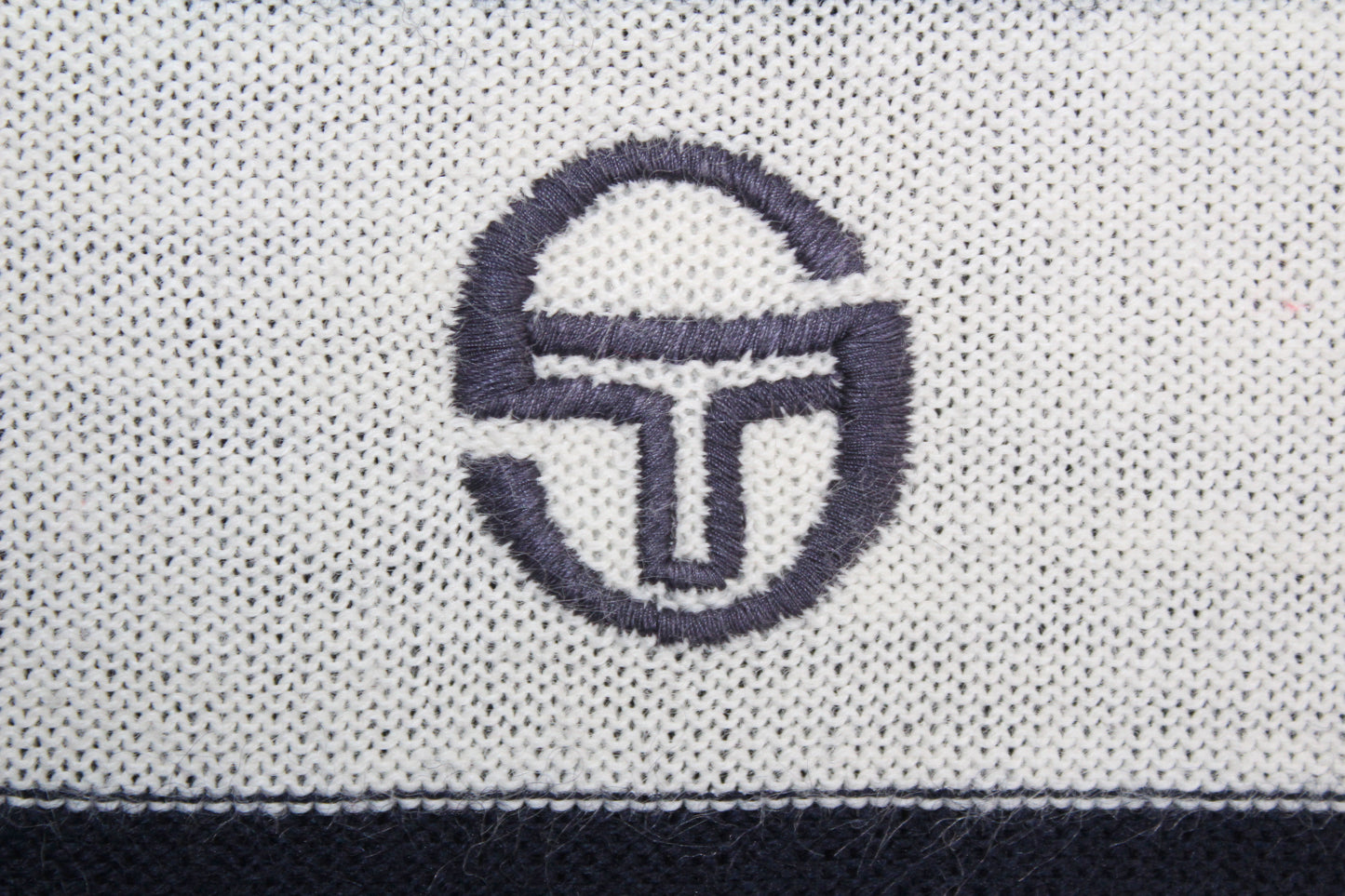 SERGIO TACCHINI OG 80'S VINTAGE MCENROE MASTERS TENNIS WOOL JUMPER MEDIUM