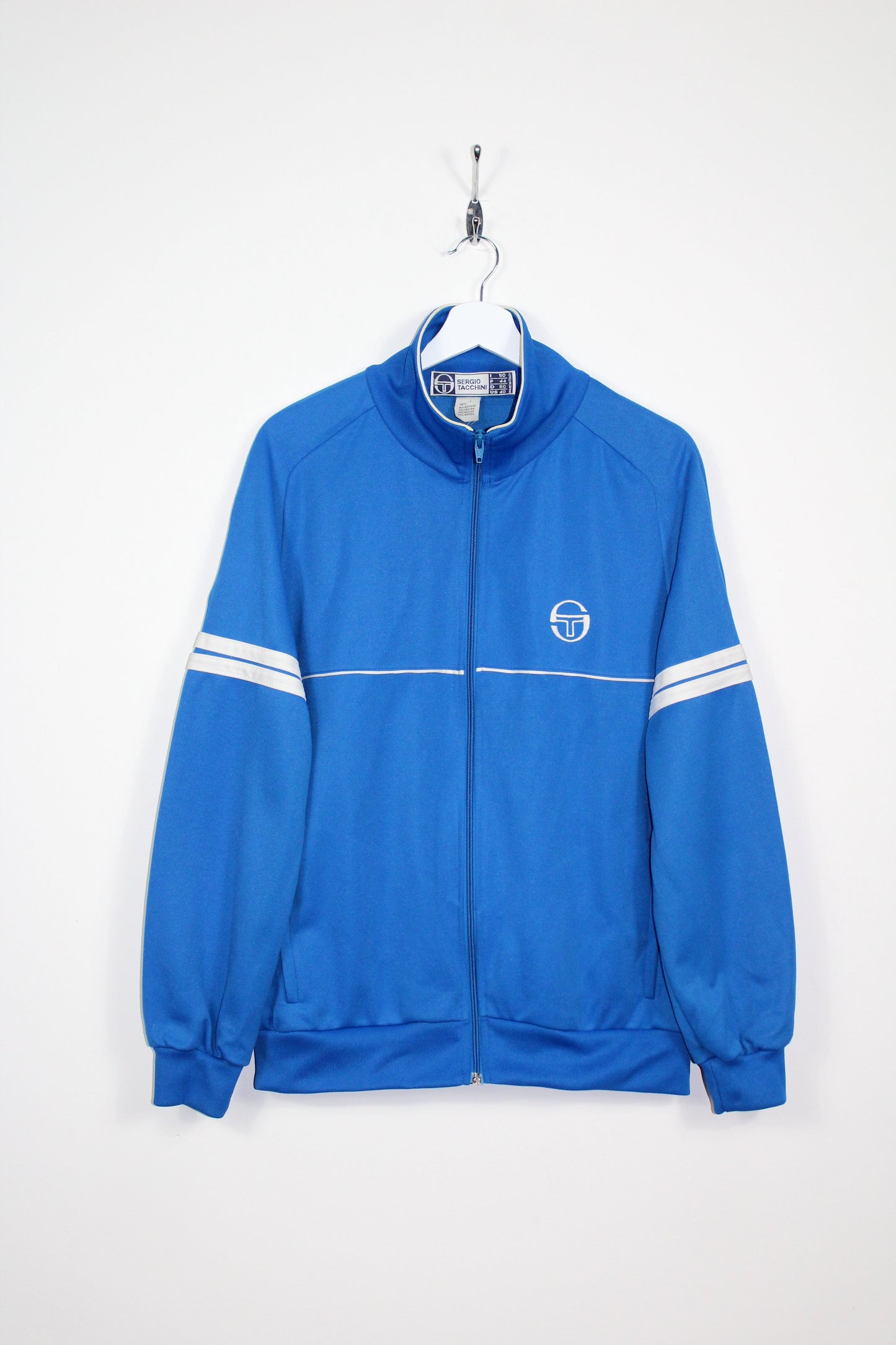 SERGIO TACCHINI OG 1980'S VINTAGE JOHN MCENROE STAR TRACKSUIT TOP JACKET MEDIUM