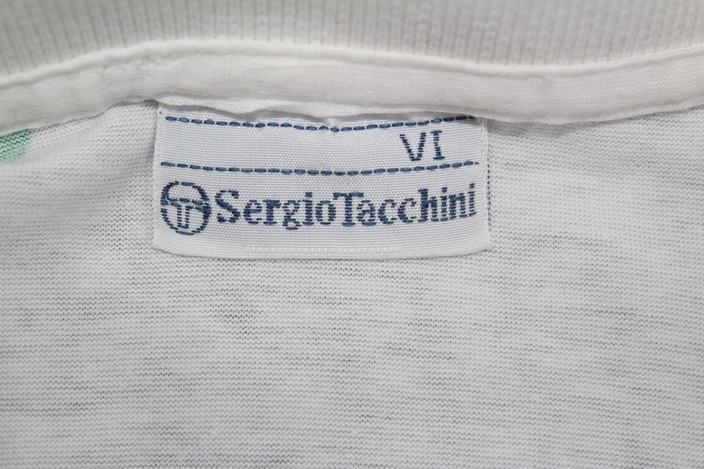 SERGIO TACCHINI VINTAGE BRUGUERA 1991 TENNIS POLO SHIRT LARGE