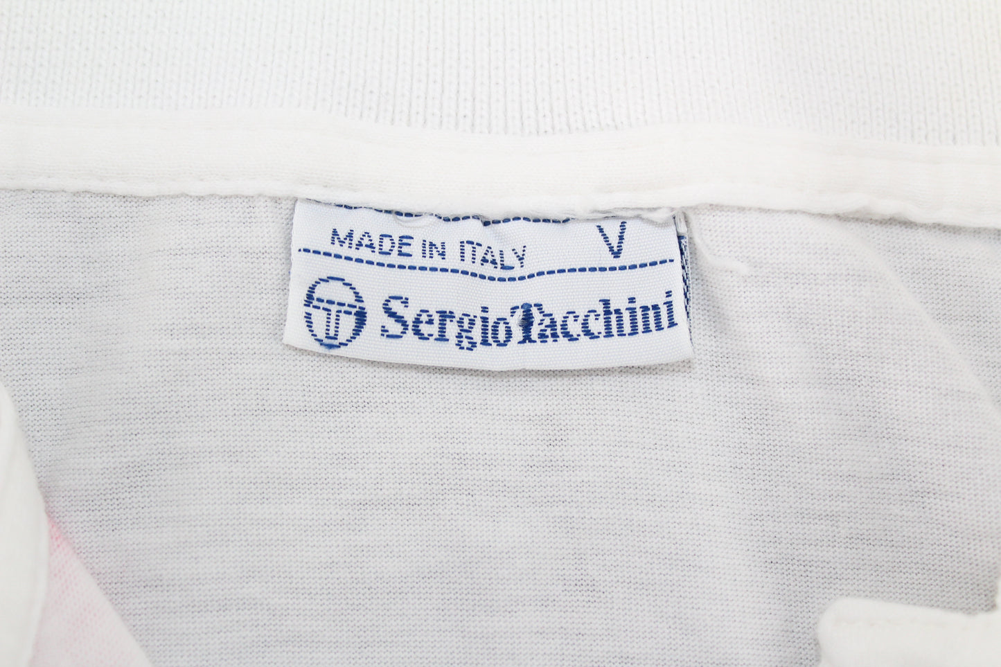 SERGIO TACCHINI 90'S VINTAGE TENNIS POLO SHIRT LARGE