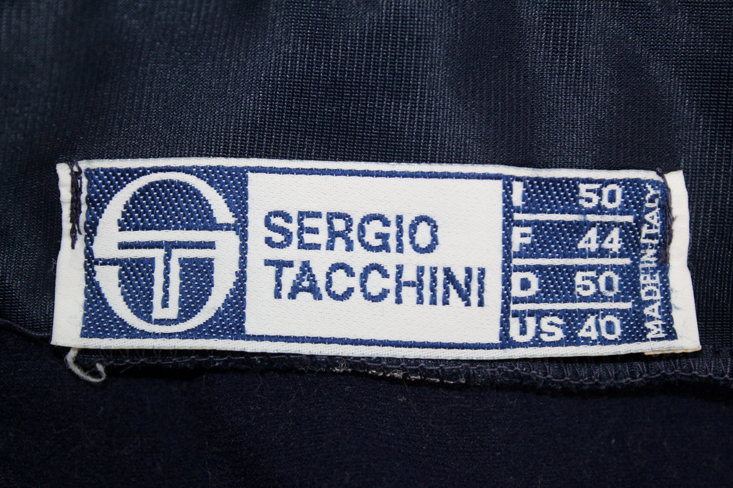 SERGIO TACCHINI 80'S VINTAGE ICEBERG TRACKSUIT TOP JACKET MEDIUM