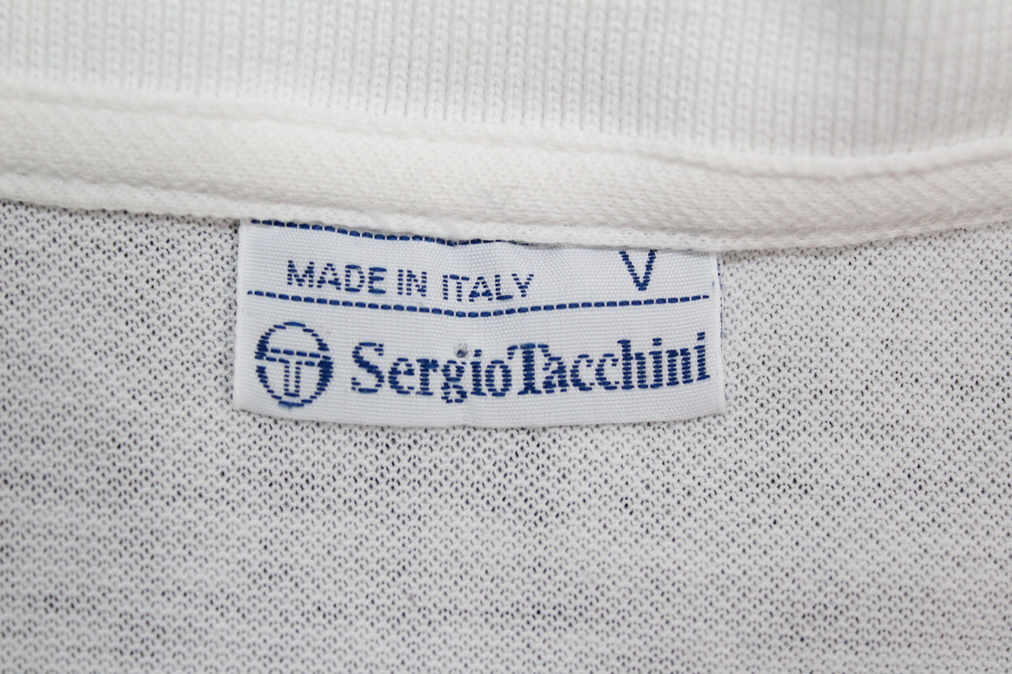 SERGIO TACCHINI 90'S VINTAGE SAMPRAS FRENCH OPEN 1992 TENNIS POLO SHIRT LARGE