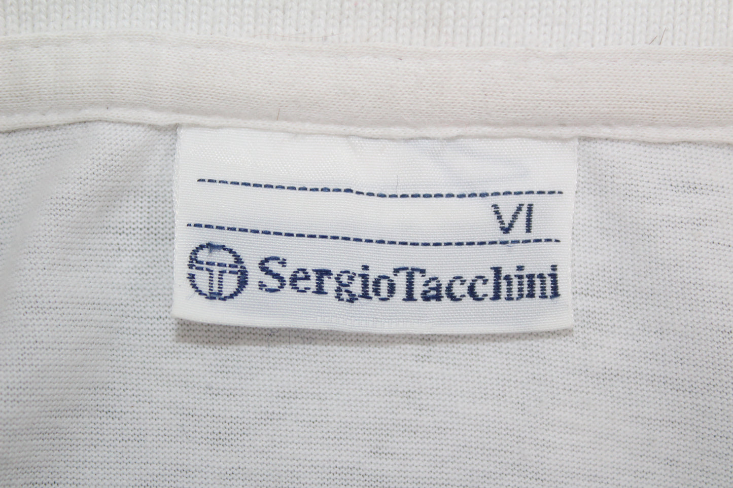 SERGIO TACCHINI 80'S VINTAGE SAMPRAS US OPEN 1989 TENNIS POLO SHIRT LARGE