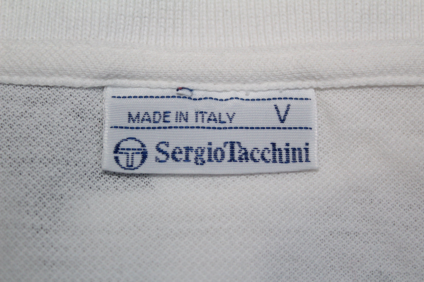 SERGIO TACCHINI 80'S VINTAGE PAT CASH TENNIS POLO SHIRT MEDIUM