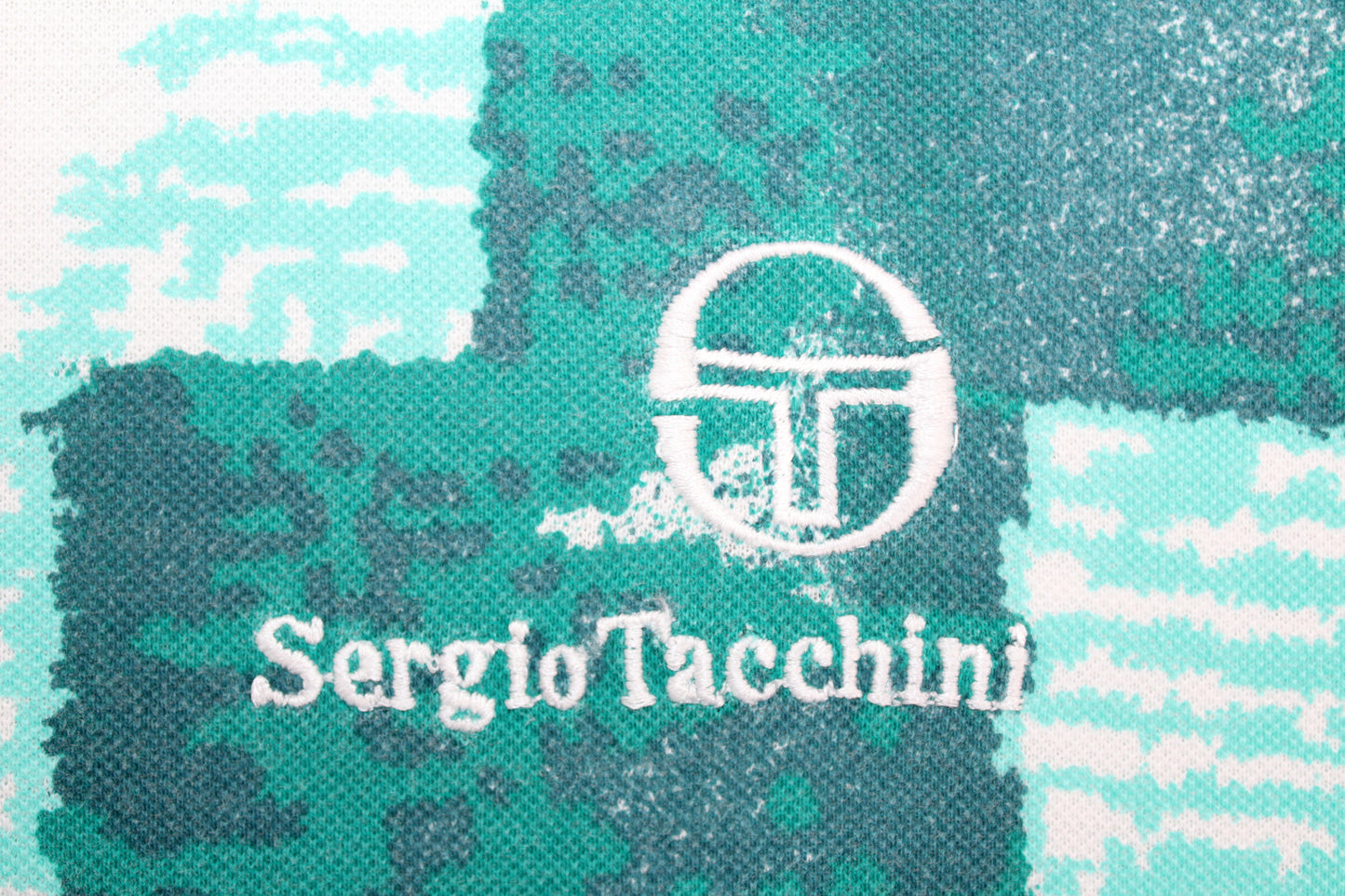 SERGIO TACCHINI 90'S VINTAGE ASENZIO TENNIS POLO SHIRT XL