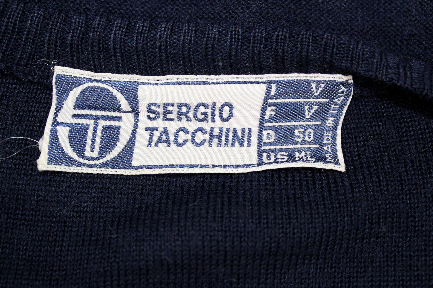 SERGIO TACCHINI OG 80'S VINTAGE MCENROE MASTERS TENNIS SLEEVELESS WOOL JUMPER MEDIUM