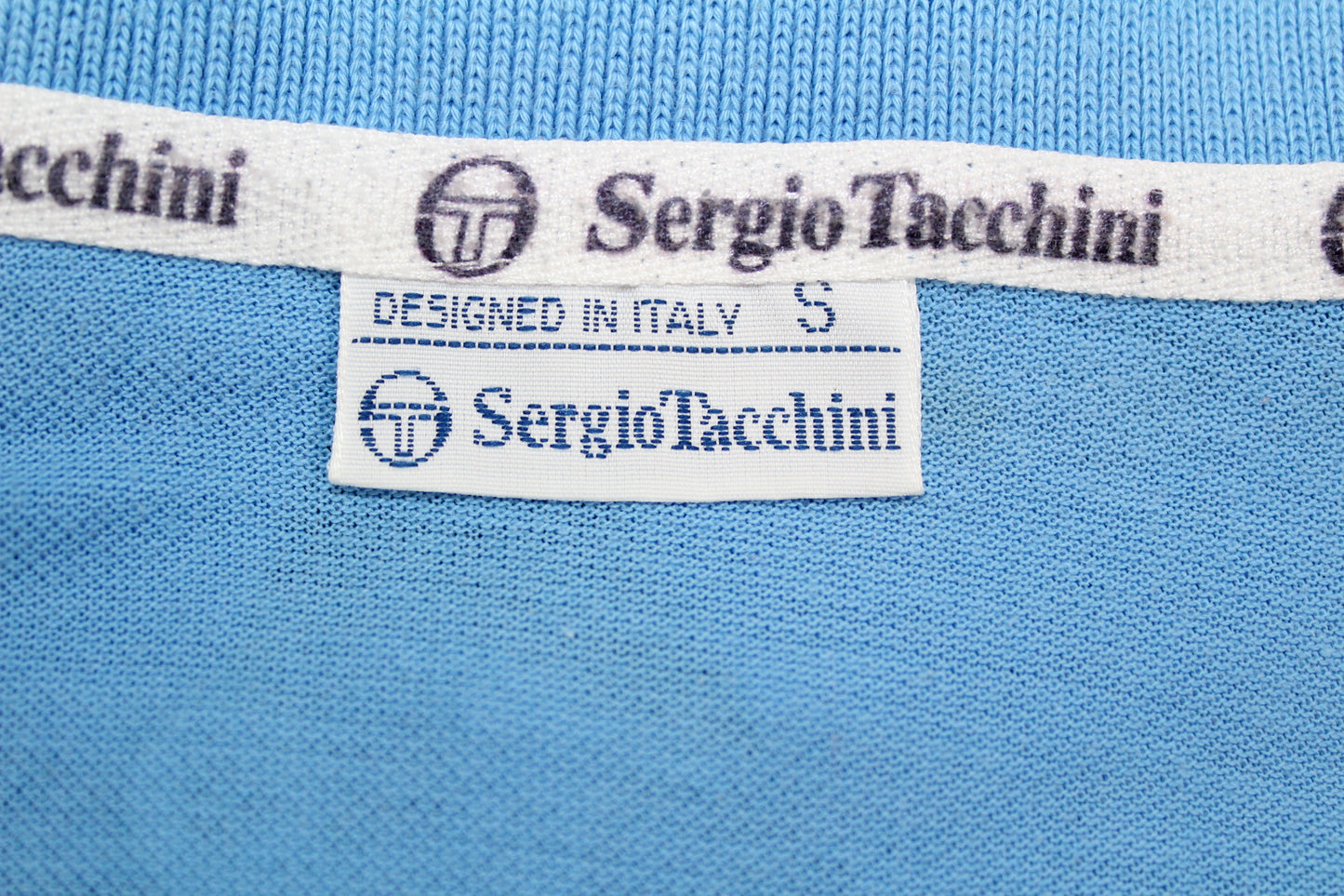 SERGIO TACCHINI VINTAGE TEAM ITALY ATLANTA 1996 OLYMPIC GAMES TENNIS POLO SHIRT SMALL