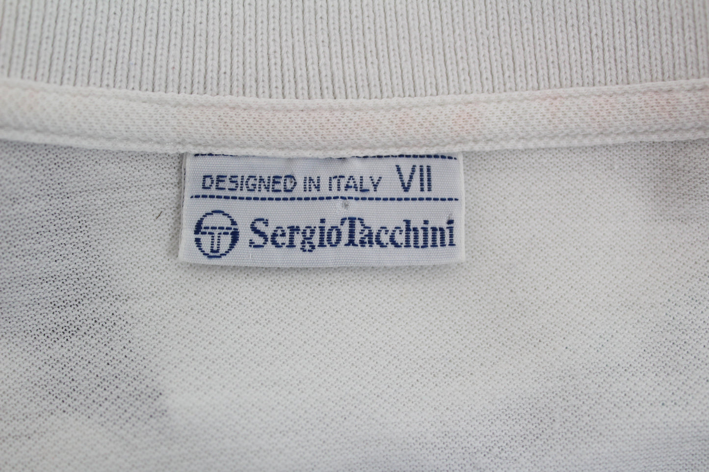 SERGIO TACCHINI 90'S VINTAGE ASENZIO TENNIS POLO SHIRT XL