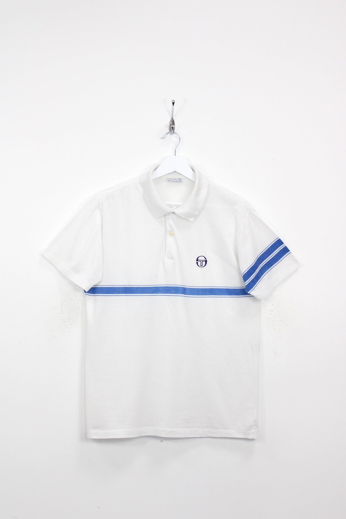 SERGIO TACCHINI 80'S VINTAGE MCENROE YOUNG LINE TENNIS POLO SHIRT MEDIUM