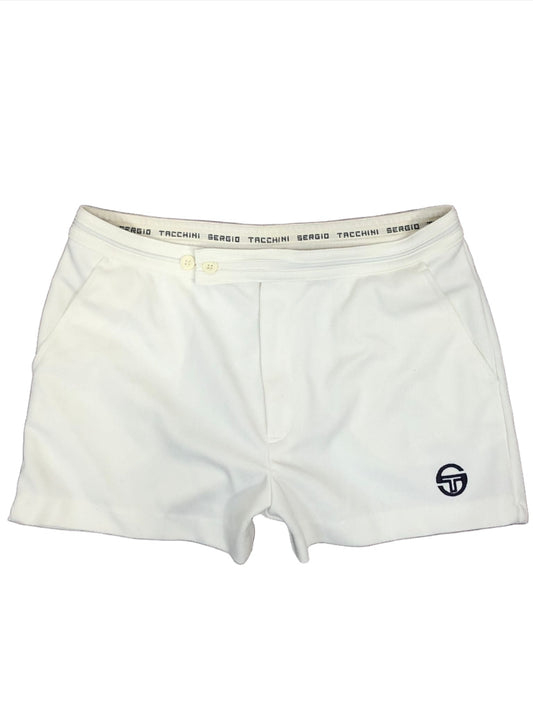 SERGIO TACCHINI 80'S VINTAGE DYER THE BUSINESS TENNIS SHORTS MEDIUM