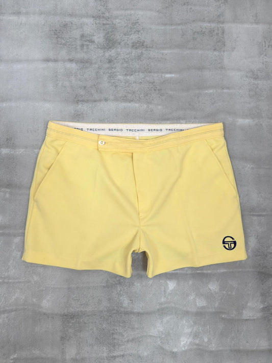 SERGIO TACCHINI 80'S VINTAGE DYER THE BUSINESS TENNIS SHORTS LARGE