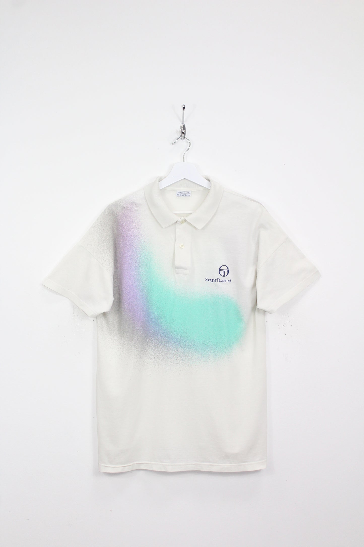 SERGIO TACCHINI 80'S VINTAGE WILANDER TENNIS POLO SHIRT LARGE