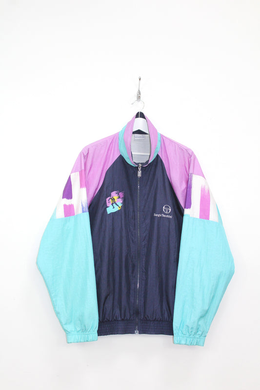 SERGIO TACCHINI 90'S VINTAGE PAT CASH TENNIS TRACKSUIT TOP JACKET LARGE