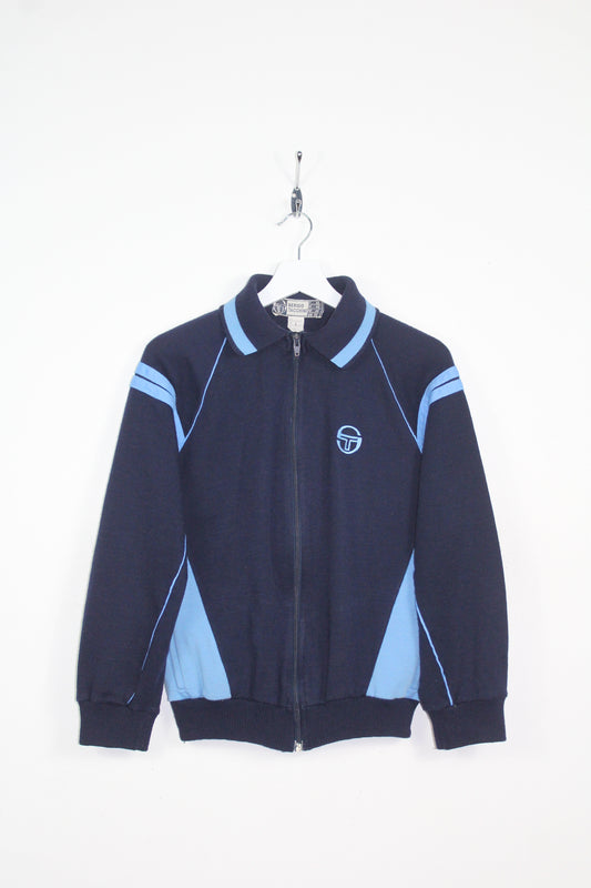 SERGIO TACCHINI 1970'S VINTAGE CERVINO WOOL TRACKSUIT TOP JACKET SMALL