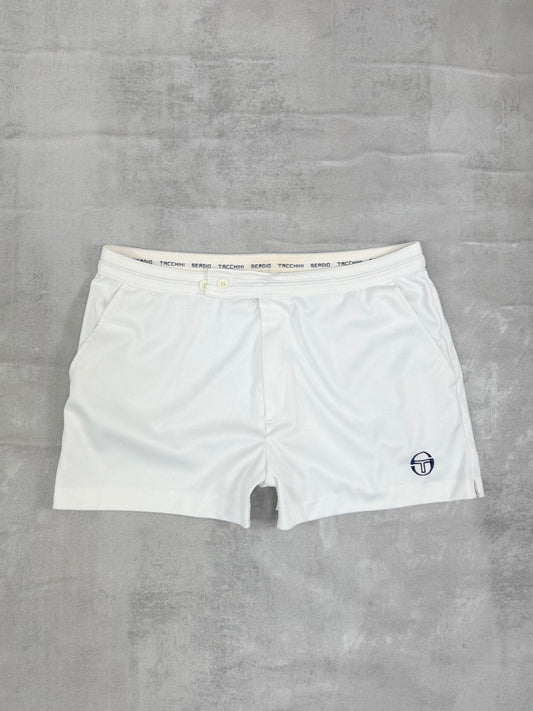 SERGIO TACCHINI 80'S VINTAGE DYER THE BUSINESS TENNIS SHORTS LARGE
