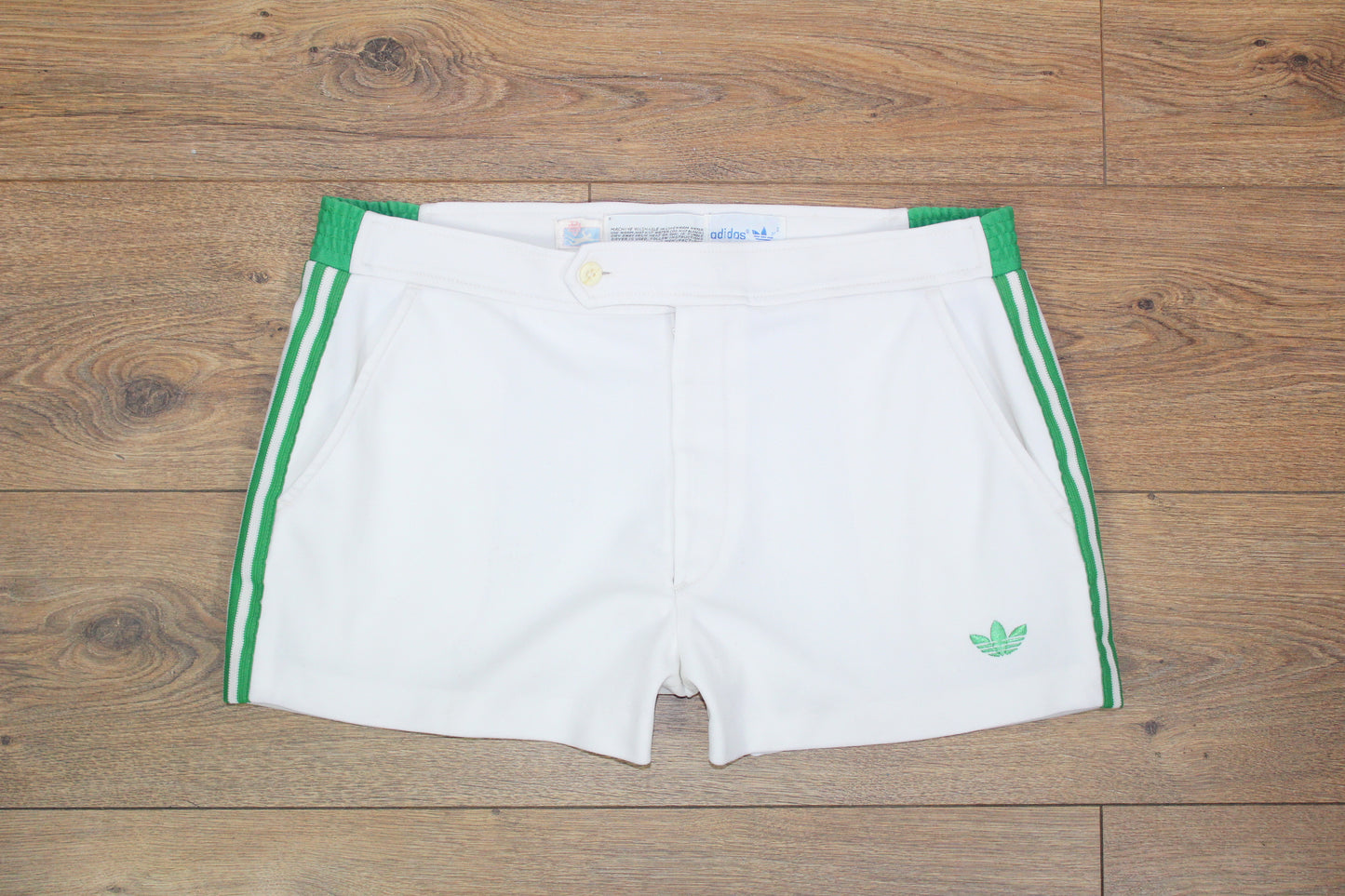 ADIDAS 70'S VINTAGE ATP TOURNAMENT TENNIS SHORTS LARGE