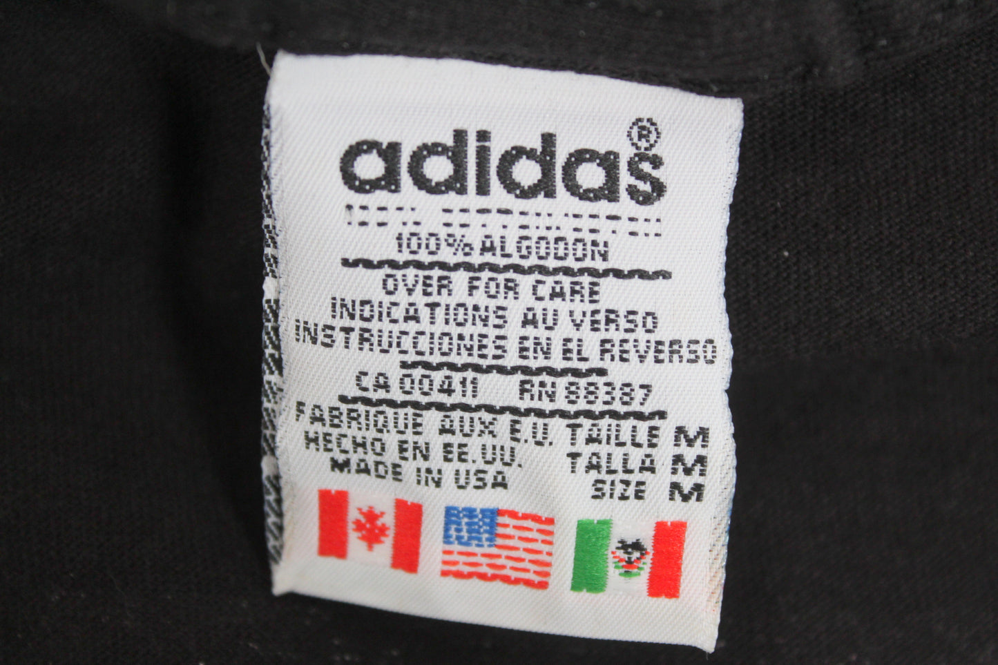 ADIDAS 90'S VINTAGE GRAPHIC T-SHIRT MEDIUM