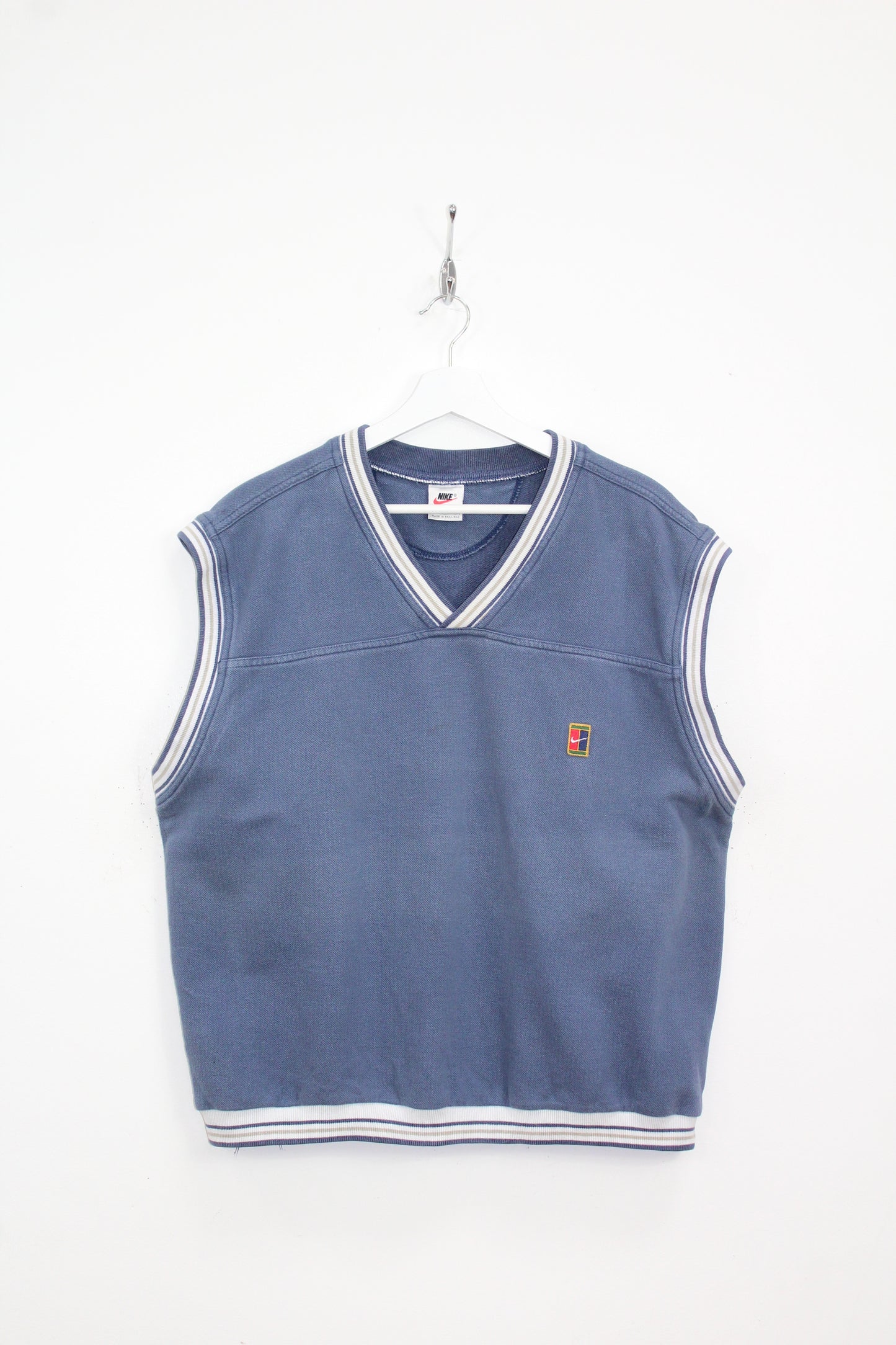 NIKE 90'S VINTAGE TN CHALLENGE COURT TENNIS SLEEVELESS SWEATSHIRT LARGE