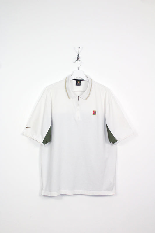 NIKE 90'S VINTAGE TN CHALLENGE COURT TENNIS POLO SHIRT LARGE