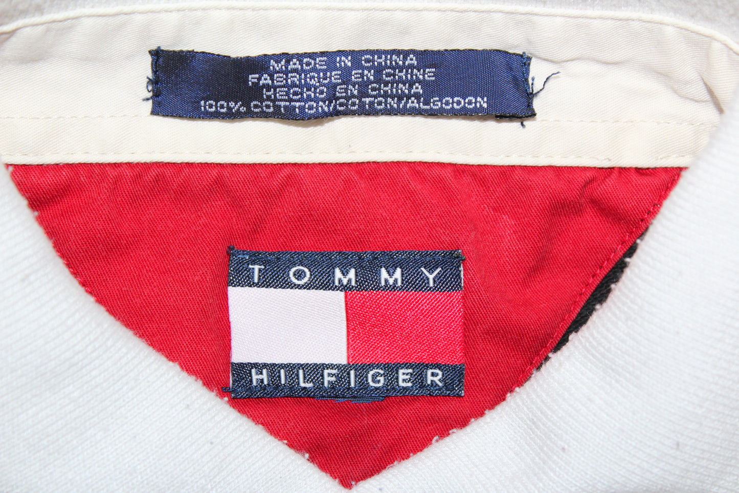 TOMMY HILFIGER 90'S VINTAGE SAILING GEAR 045/88 POLO SHIRT LARGE