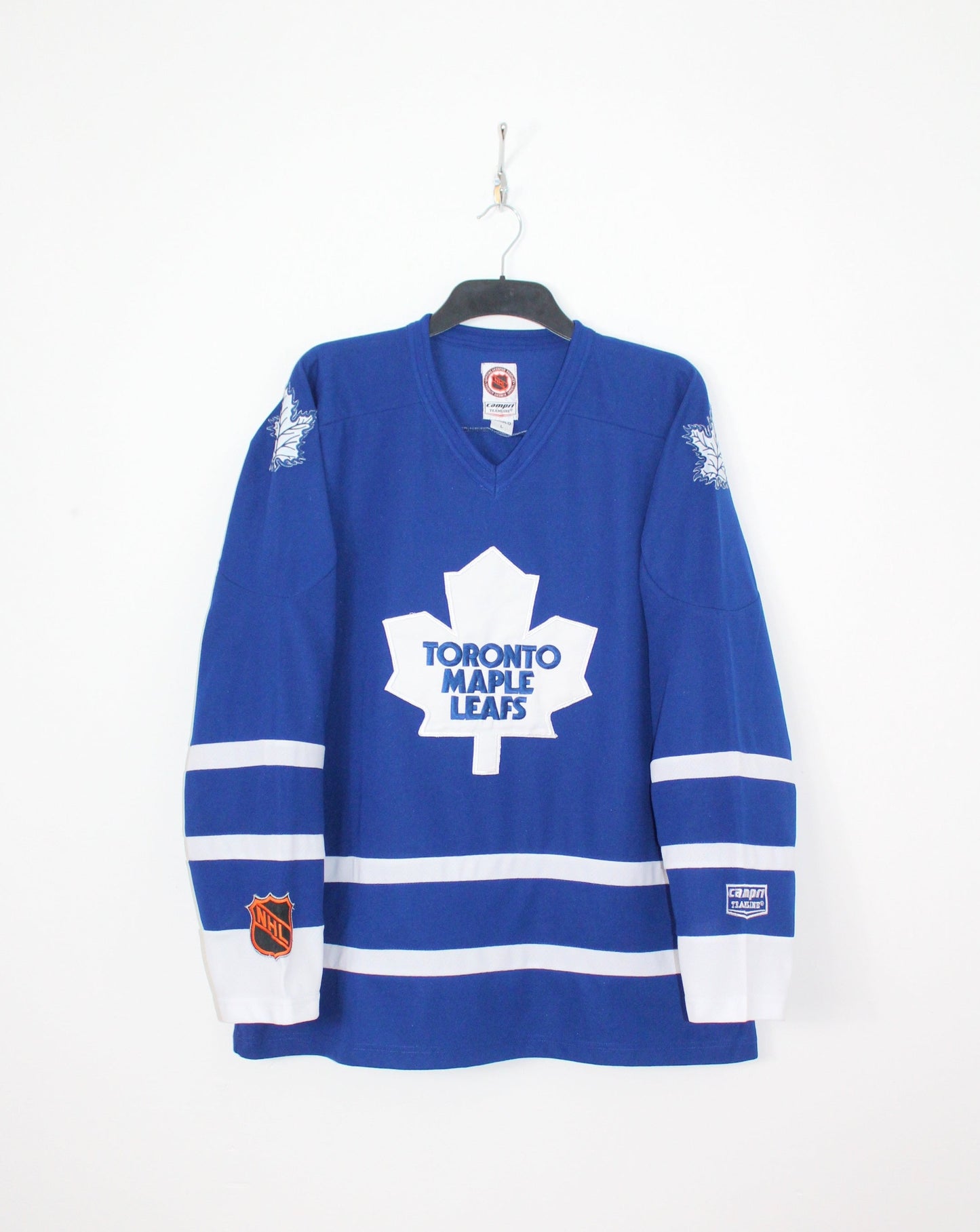 TORONTO MAPLE LEAF 90'S VINTAGE ICE HOCKEY JERSEY LARGE