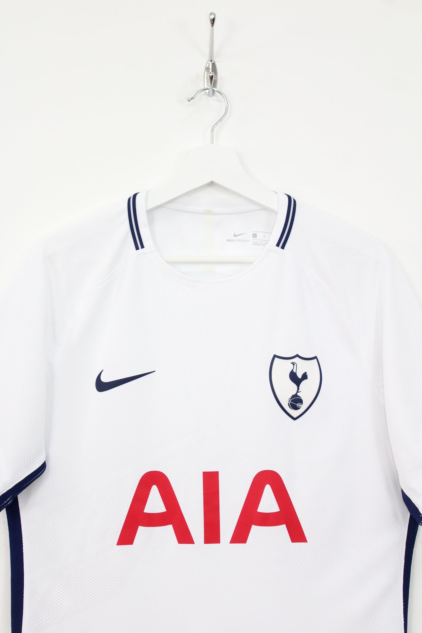TOTTENHAM HOTSPUR 2017-18 NIKE HOME PLAYER ISSUE FOOTBALL SHIRT LARGE