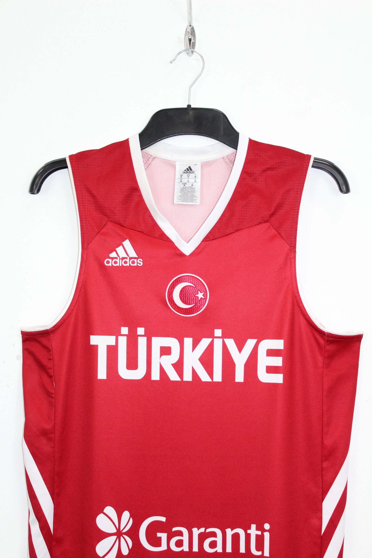 TURKEY 2015 ADIDAS BASKETBALL JERSEY MEDIUM