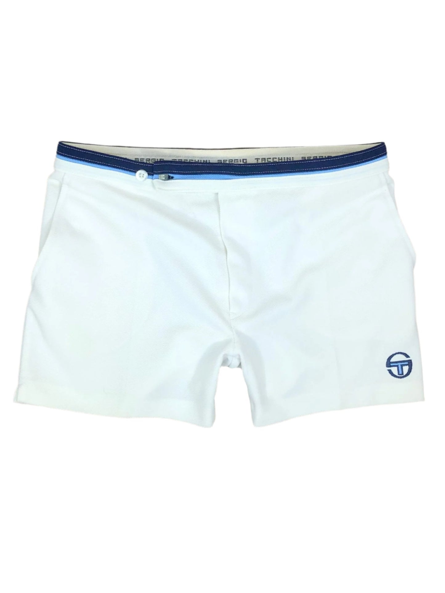 SERGIO TACCHINI 80'S VINTAGE DYER THE BUSINESS TENNIS SHORTS MEDIUM