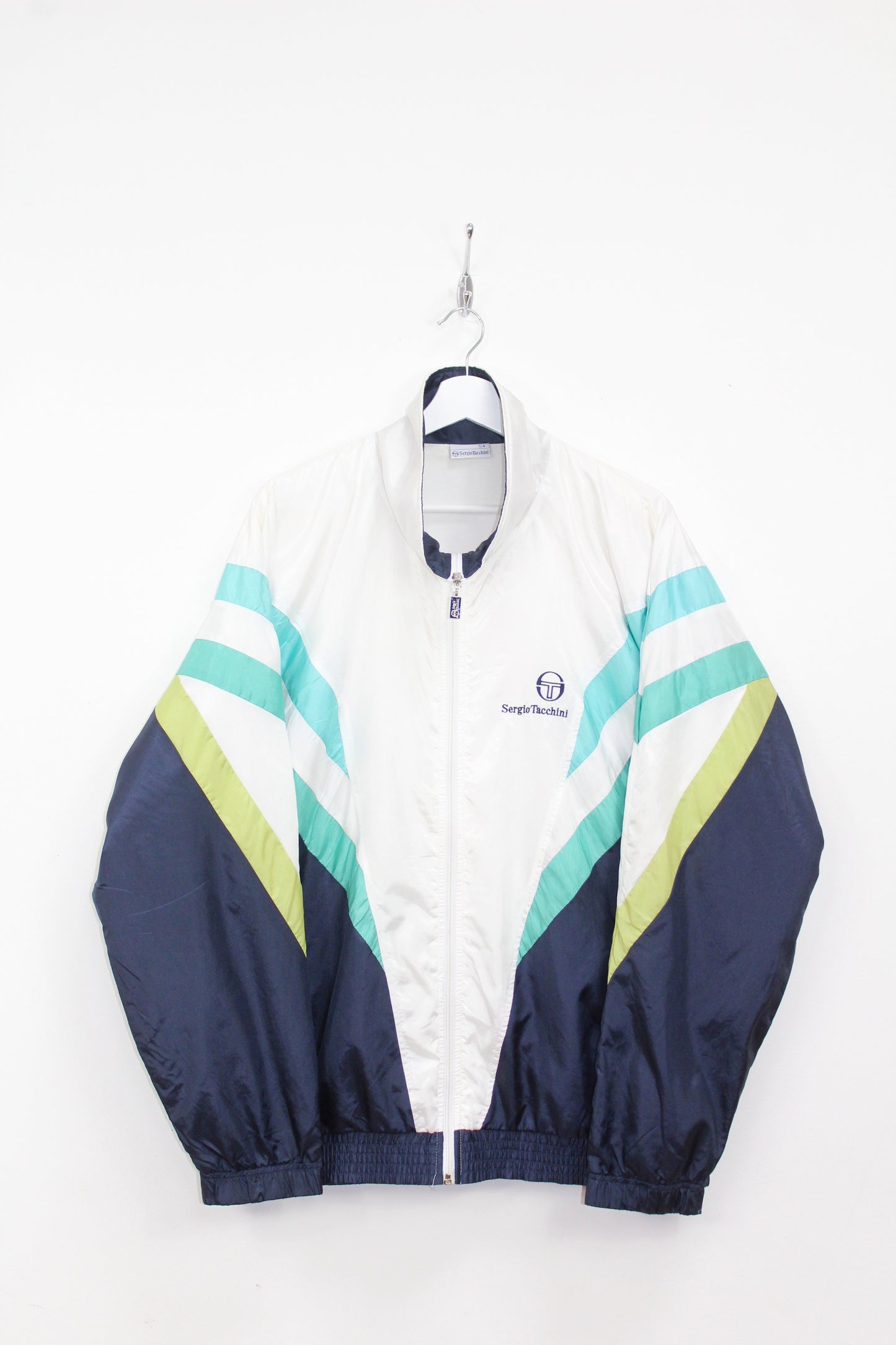 SERGIO TACCHINI 90'S VINTAGE SAMPRAS TENNIS TRACKSUIT TOP JACKET XL
