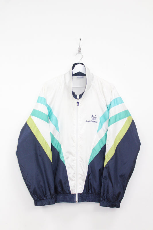 SERGIO TACCHINI 90'S VINTAGE SAMPRAS TENNIS TRACKSUIT TOP JACKET XL