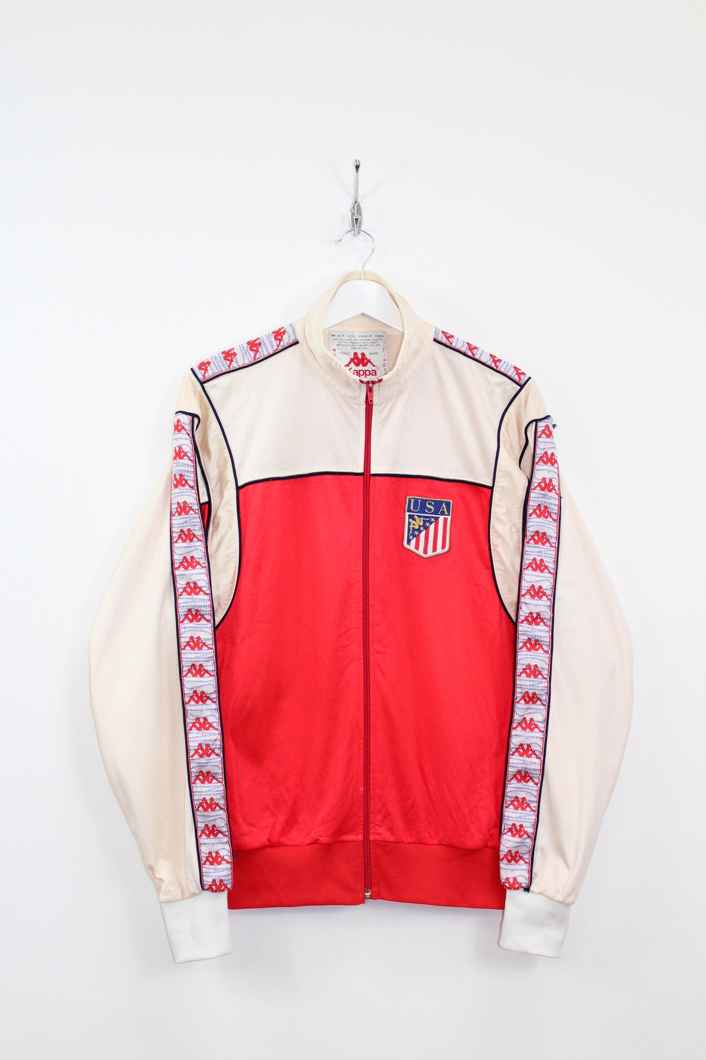 KAPPA VINTAGE TEAM USA OLYMPIC GAMES 1988 TRACKSUIT TOP JACKET MEDIUM