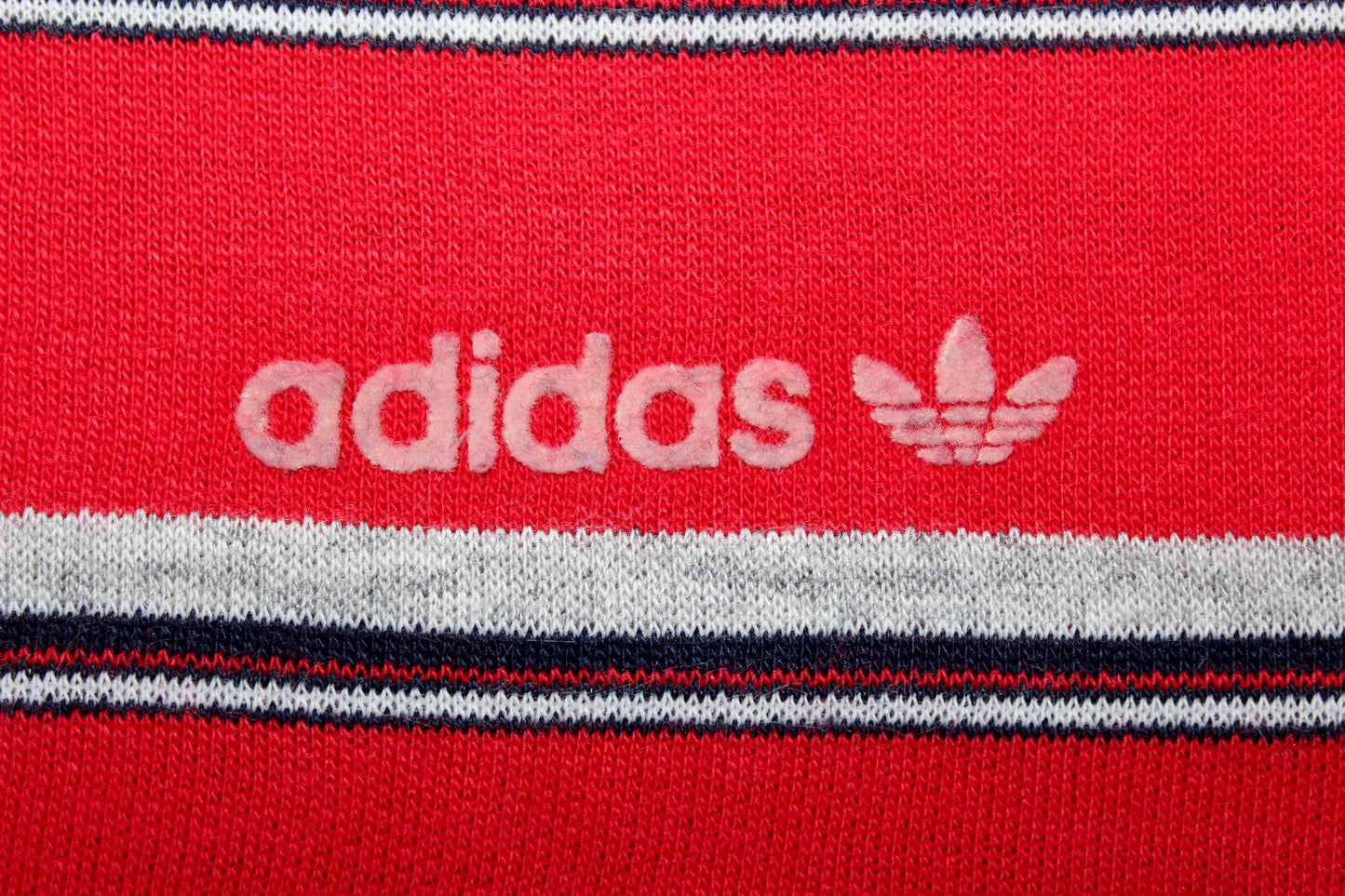 ADIDAS FIRST VENTEX 80'S VINTAGE STRIPED SWEATSHIRT LARGE