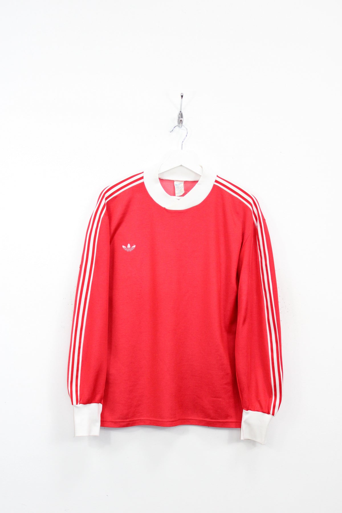 ADIDAS VENTEX 80'S VINTAGE LONG SLEEVE TEMPLATE FOOTBALL SHIRT LARGE