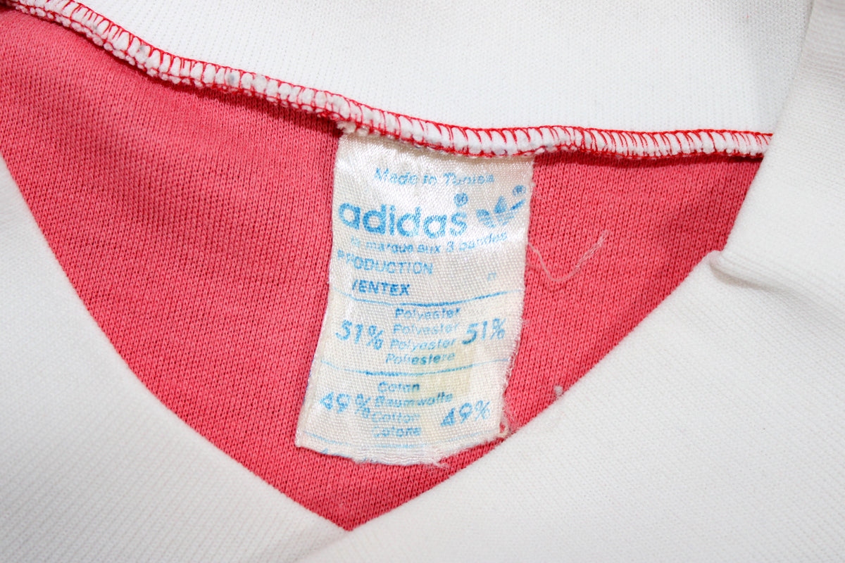 ADIDAS VENTEX 80'S VINTAGE LONG SLEEVE TEMPLATE FOOTBALL SHIRT LARGE