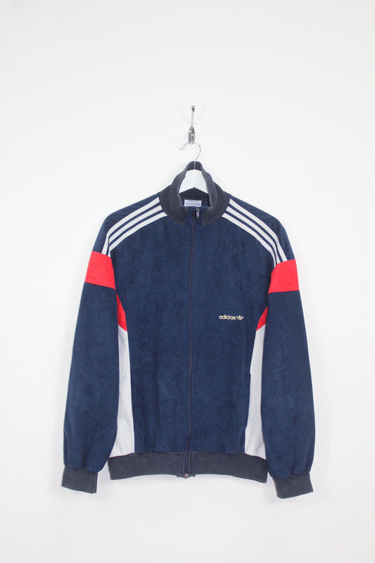ADIDAS 80'S VINTAGE VENTEX CHALLENGER VELOUR TRACKSUIT TOP JACKET LARGE