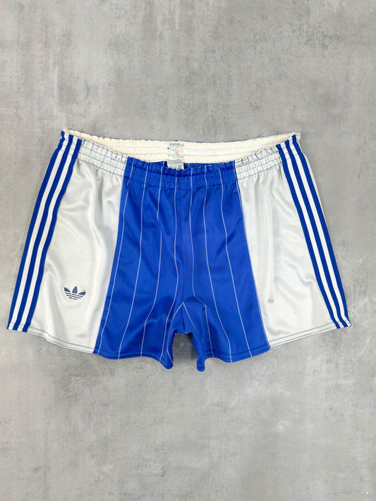 ADIDAS FIRST VENTEX 70'S VINTAGE SHINY RUNNING SPRINTER NYLON SHORTS LARGE