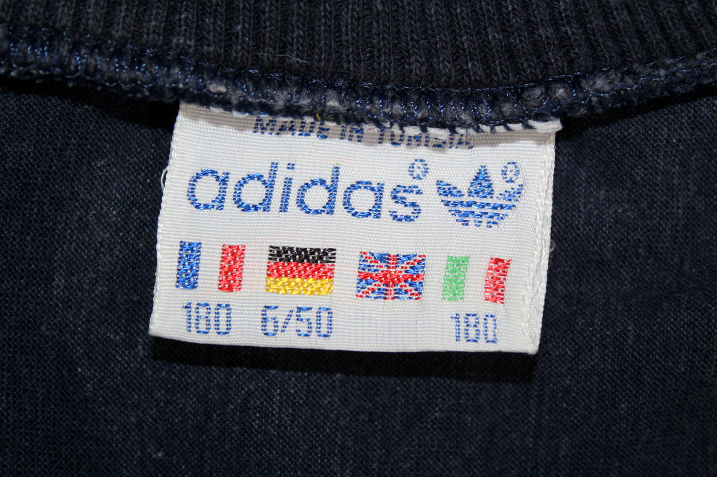 ADIDAS 80'S VINTAGE VENTEX CHALLENGER VELOUR TRACKSUIT TOP JACKET LARGE