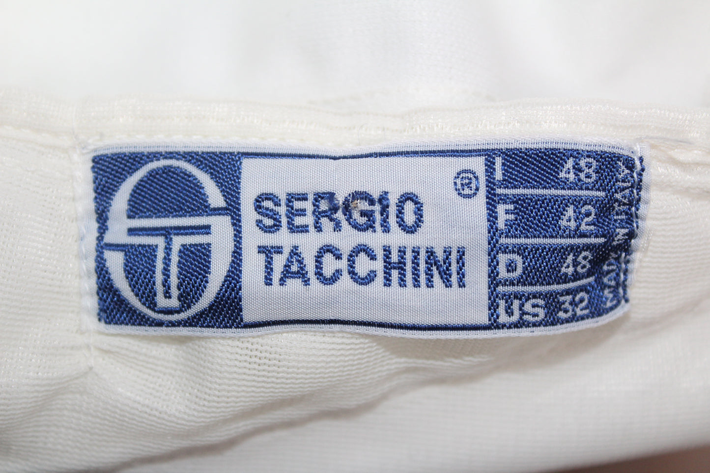 SERGIO TACCHINI 80'S VINTAGE MCENROE WIMBLEDON TENNIS SHORTS MEDIUM