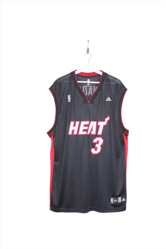 ADIDAS MIAMI HEAT 2009-16 #3 WADE NBA ROAD JERSEY XXL