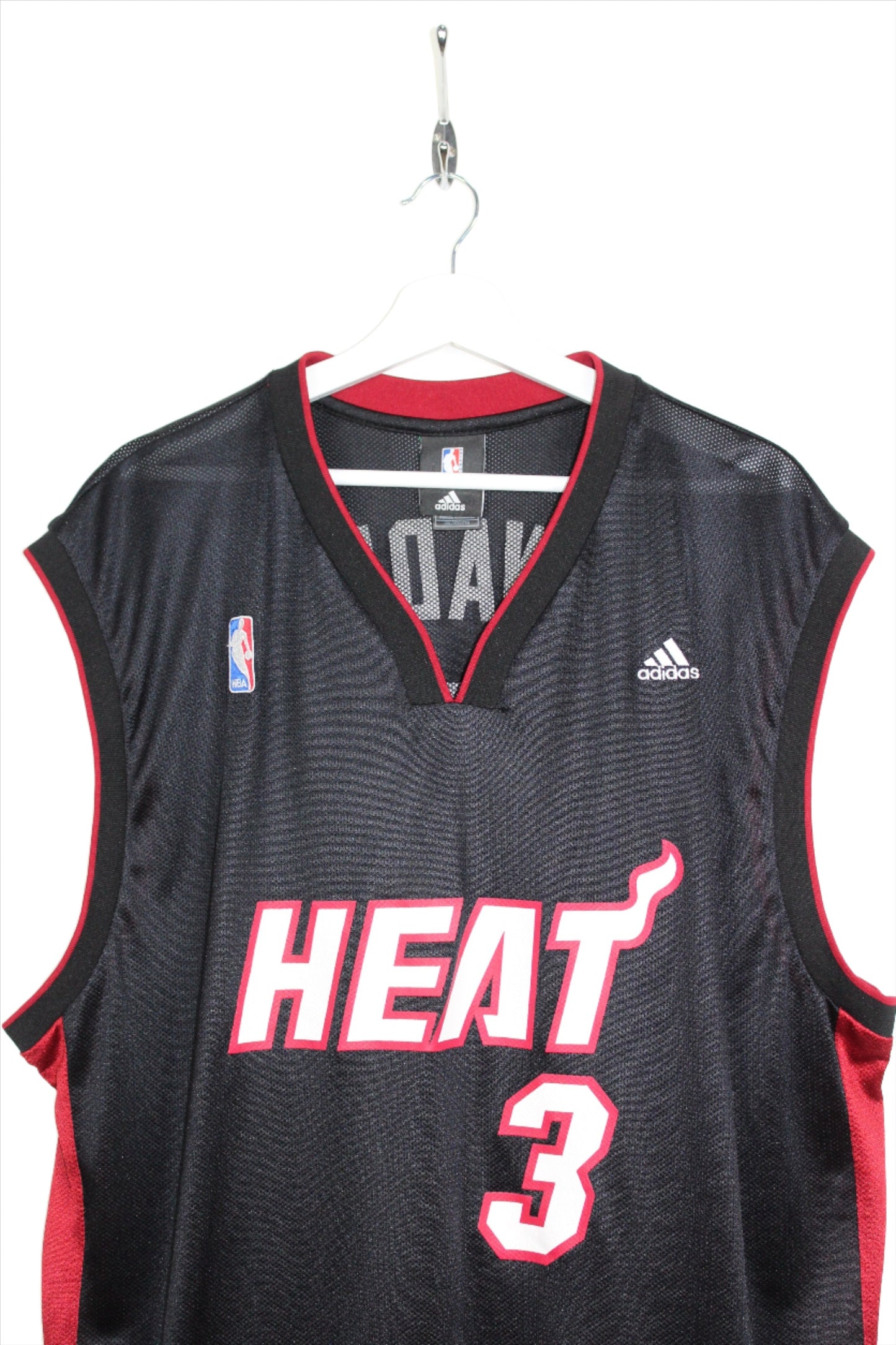 ADIDAS MIAMI HEAT 2009-16 #3 WADE NBA ROAD JERSEY XXL