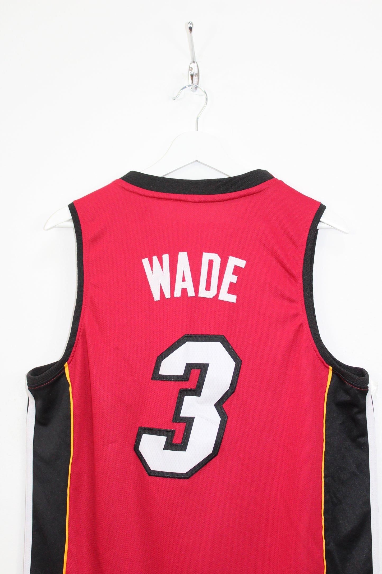 ADIDAS MIAMI HEAT 2010-14 #3 WADE NBA SWINGMAN JERSEY SMALL