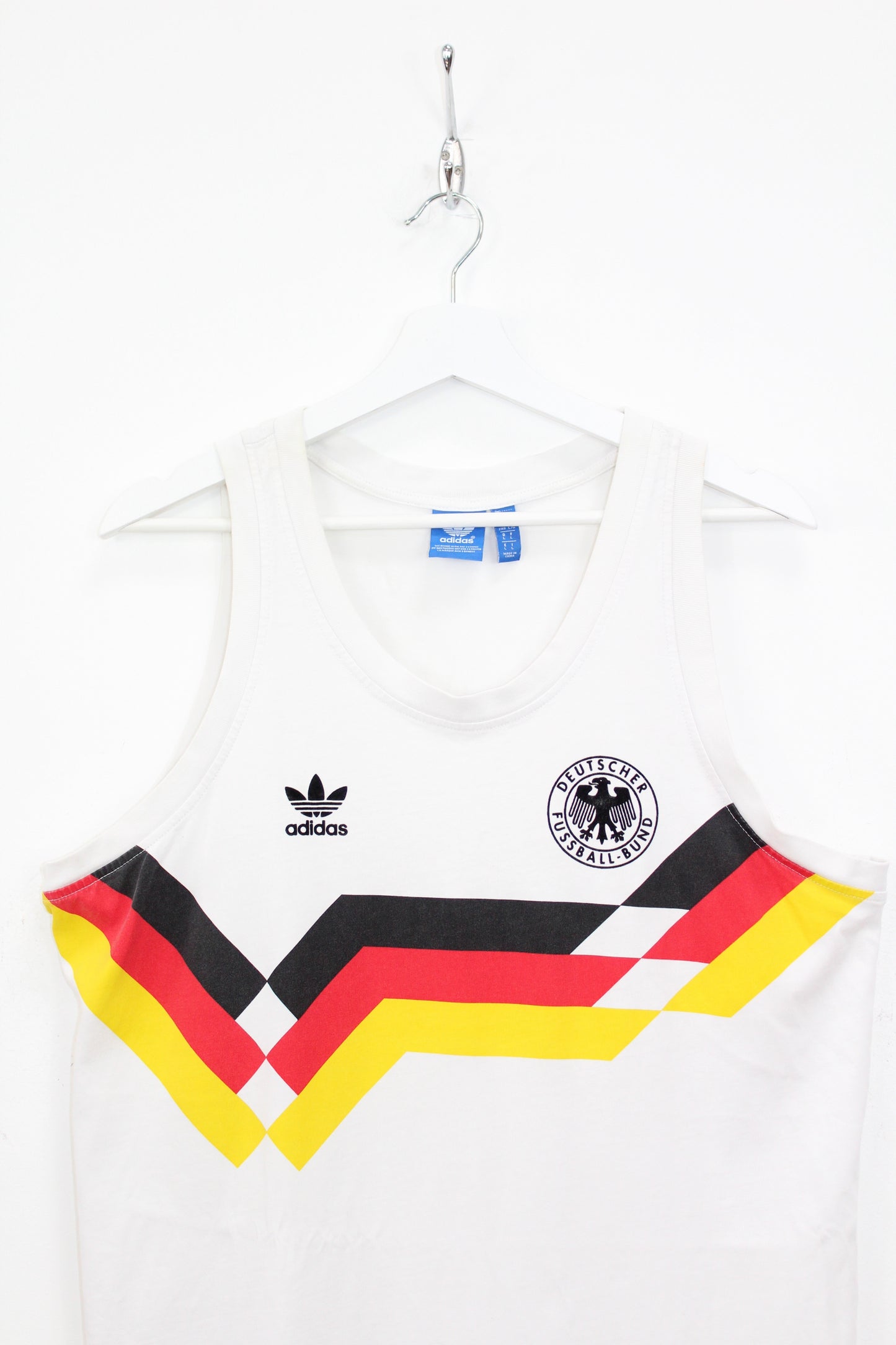 ADIDAS ORIGINALS GERMANY WORLD CUP 1990 FOOTBALL TRAINING VEST JERSEY LARGE