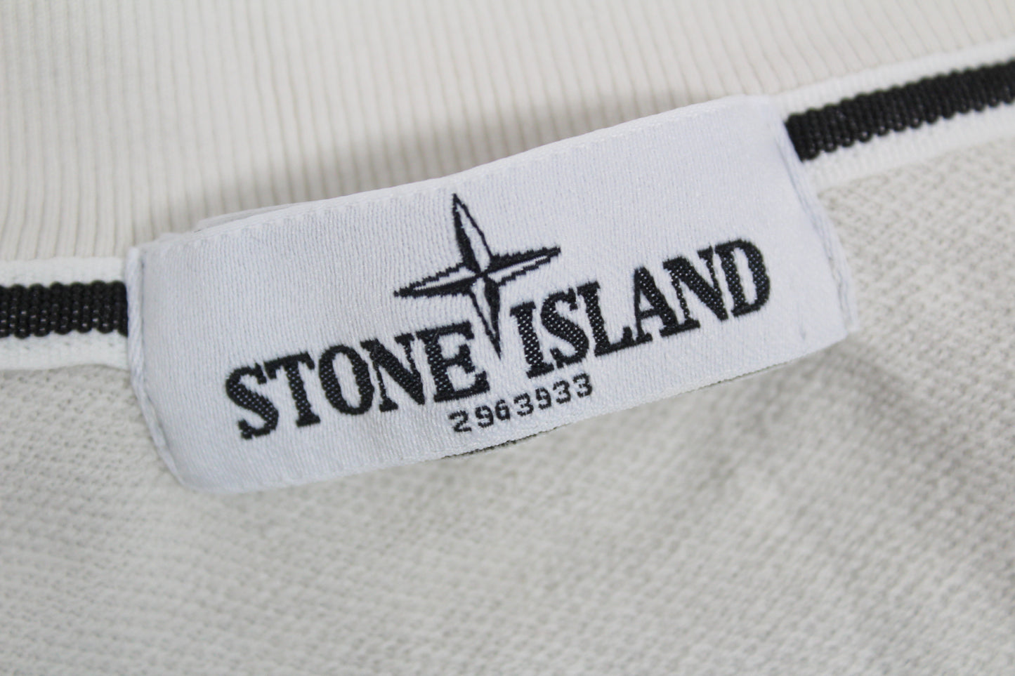 STONE ISLAND SS 2012  1/4 ZIP-BUTTON UP SWEATSHIRT SMALL