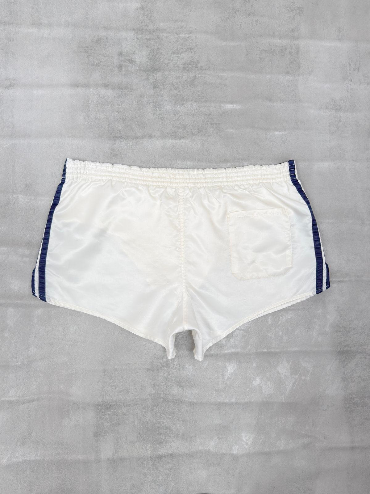 ADIDAS 80'S VINTAGE SHINY RUNNING SPRINTER NYLON SHORTS LARGE